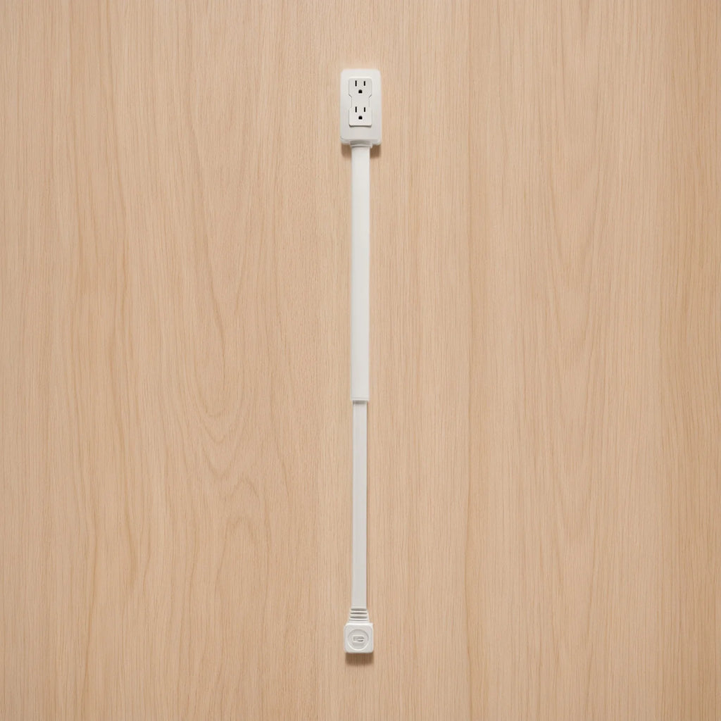 Power Socket Expander 2 Sockets 180° Rotation Stretchable Electrical Outlet Extender Power Socket Sofa Bedside Table Expander